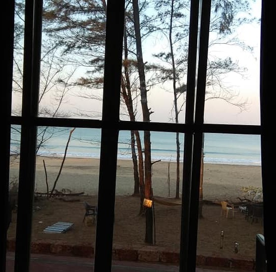 Window view detail at The Red Stones Resort